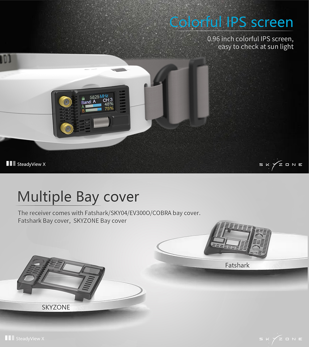 SKYZONE Steadyview X 5/5.8G Mo - Skyzone Steadyview X Receiver Module ulasan dan harga